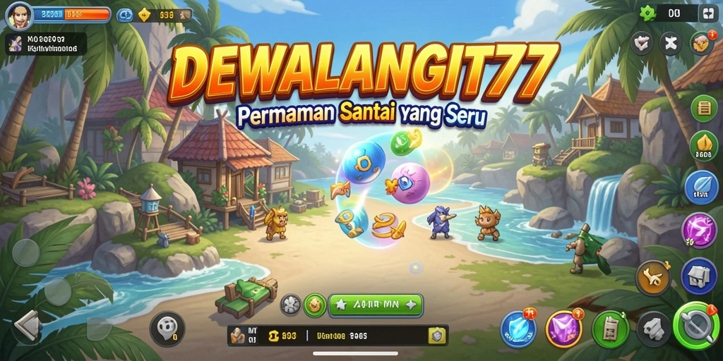 Screenshot DEWALANGIT77 menampilkan gameplay seru dengan grafis cerah.