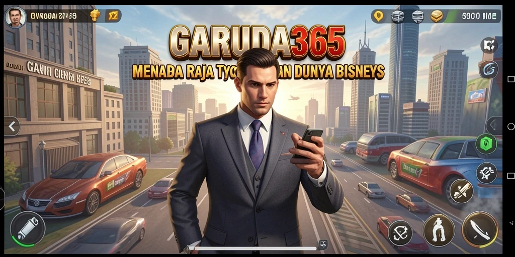 Tangkapan layar GARUDA365 menunjukkan gameplay Tycoon yang menarik dengan tampilan perusahaan yang berkembang.