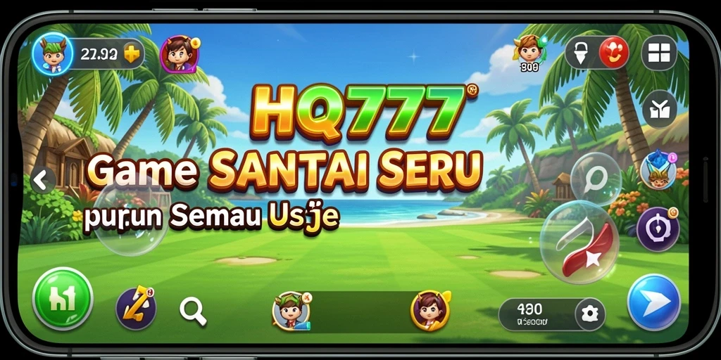 Tampilan gameplay seru dari HQ777 yang mengasyikkan.