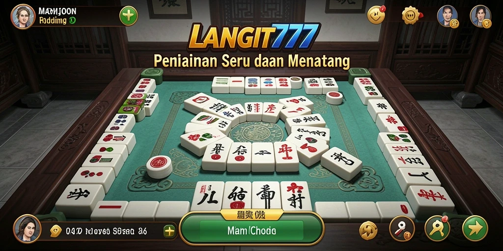 Tangkapan layar menarik dari gameplay <strong>LANGIT777</strong> yang menampilkan tantangan <strong>Mahjong</strong>.