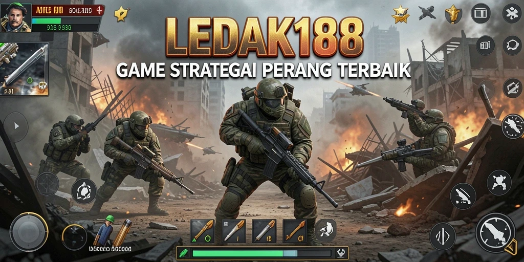 Tampilan gameplay menarik LEDAK188 dengan aksi pertempuran yang mendebarkan.
