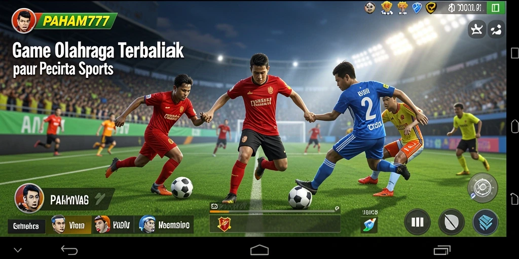 Screenshot gameplay PAHAM777 yang menampilkan aksi olahraga seru.